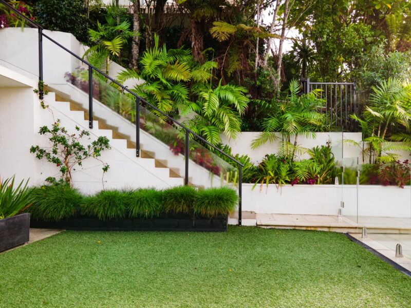 artificial grass garden