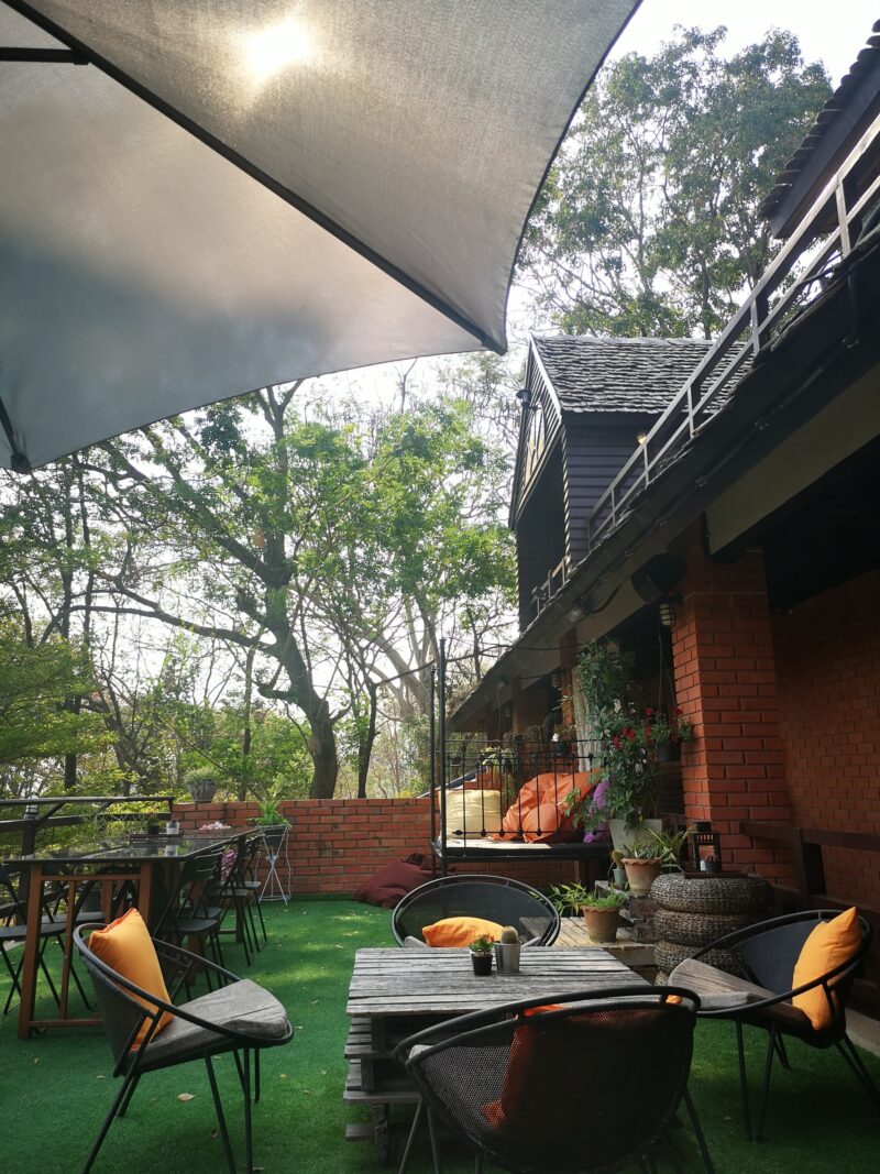 outdoor garden space