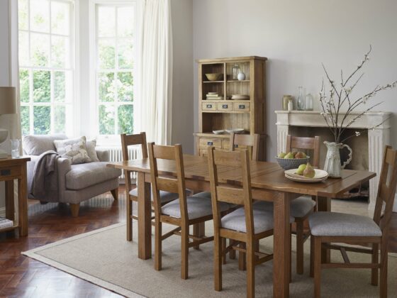 Original rustic dining room