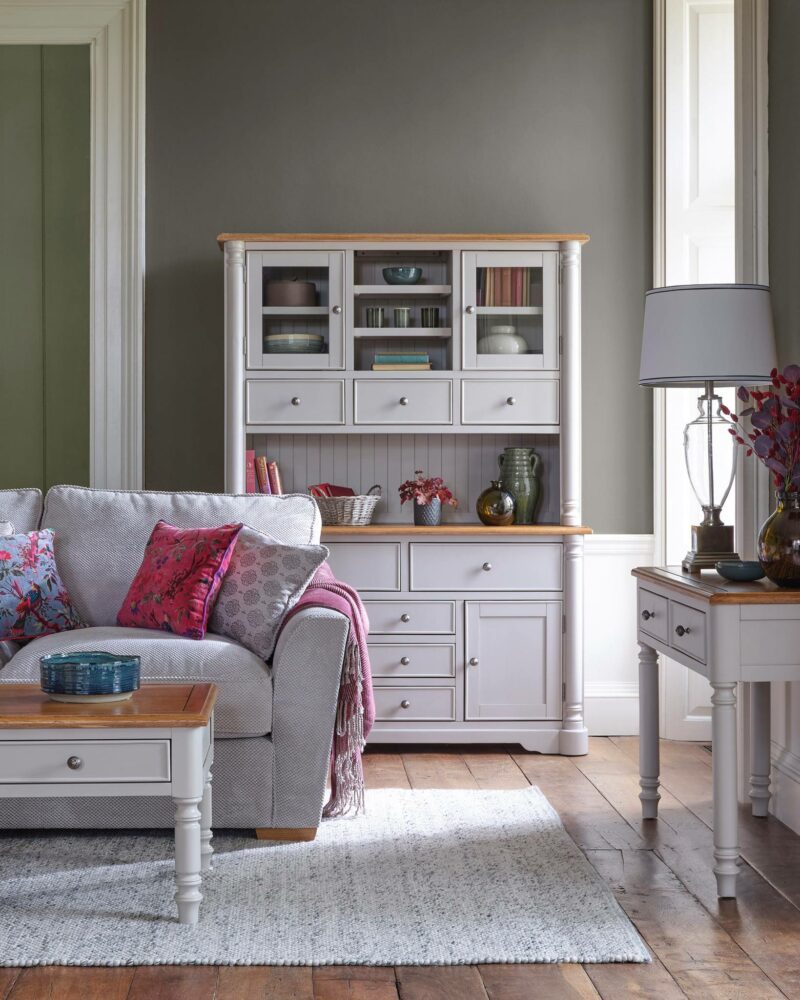Roman grey painted furniture living room