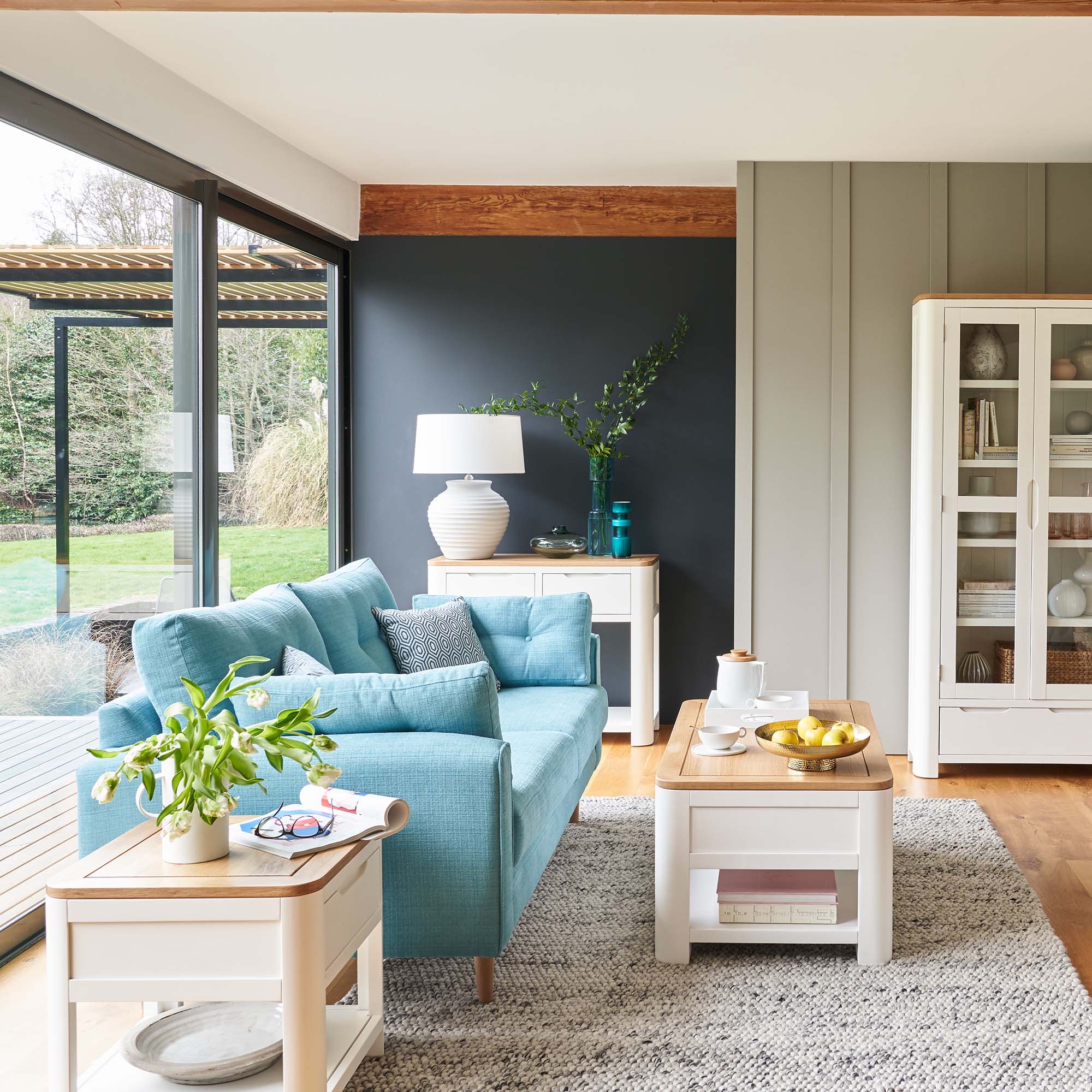 Oak Furniture Land Hove Painted Furniture Living Room