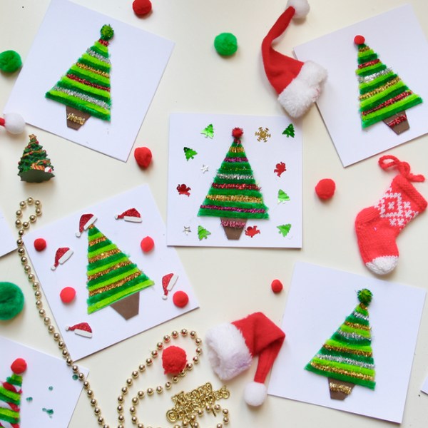 kids diy christmas cards