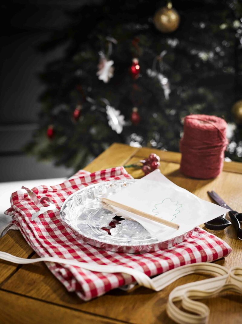 Christmas - Foil leaf creation