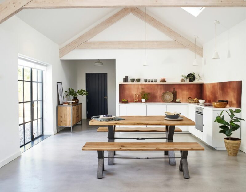 Brooklyn industrial style dining table