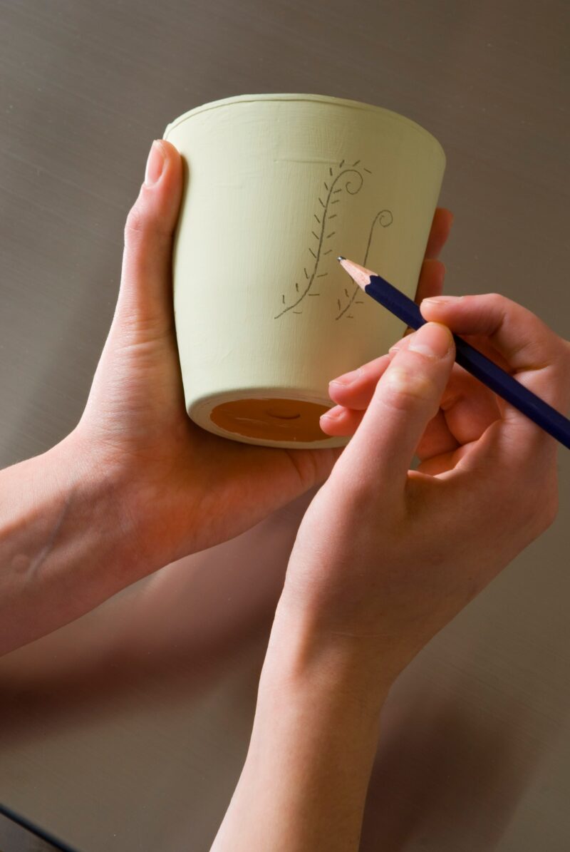 DIY Terracotta Plant Pot Step 2